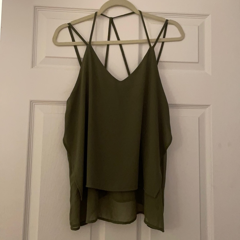 Olive Green Blouse